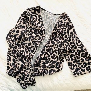Women’s Leopard Print Kimono